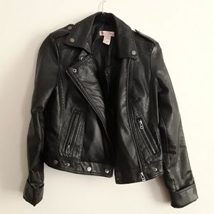 Paris Blues leather bomber jacket